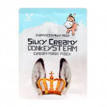 Elizavecca Тканевая маска с паровым кремом из молока ослиц / Silky Creamy Donkey Steam Cream Mask Pack, 25 мл