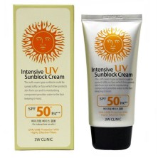 3W Clinic Солнцезащитный крем / Intensive UV Sun Block Cream, 70 мл